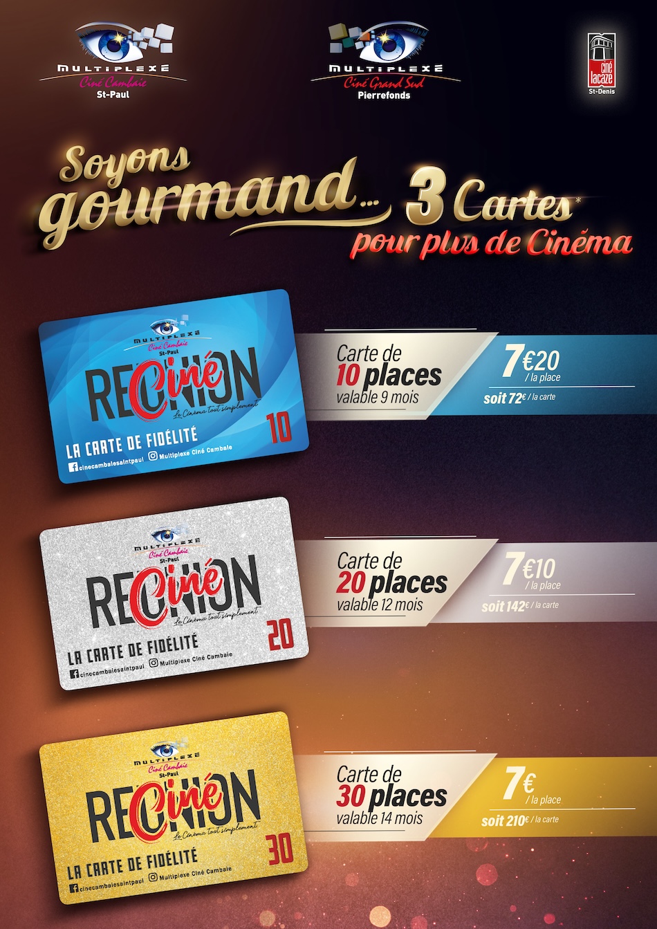 Carte de Fidélité Ciné Réunion