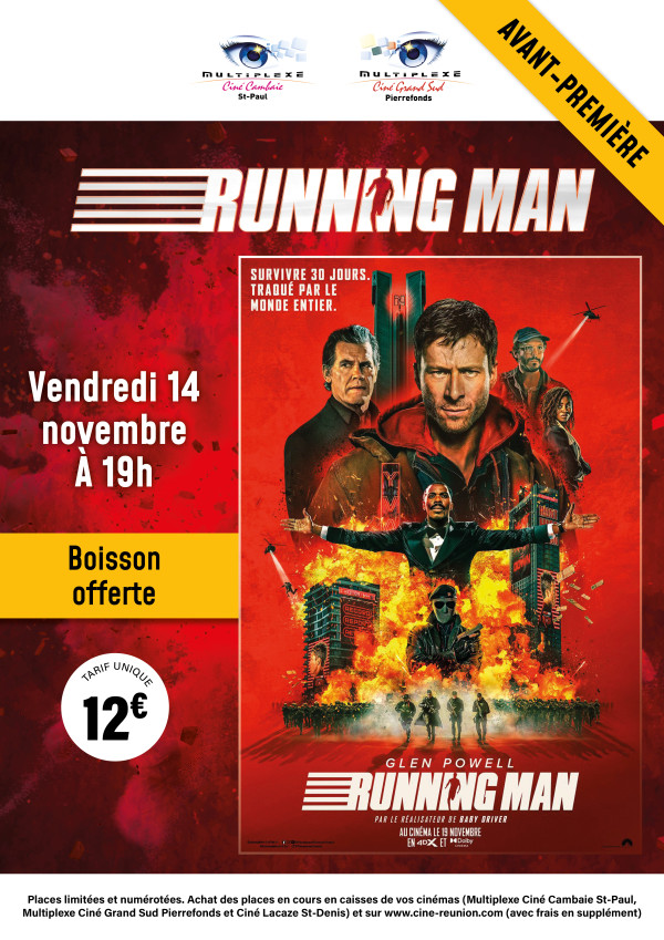AVANT-PREMIERE RUNNING MAN 