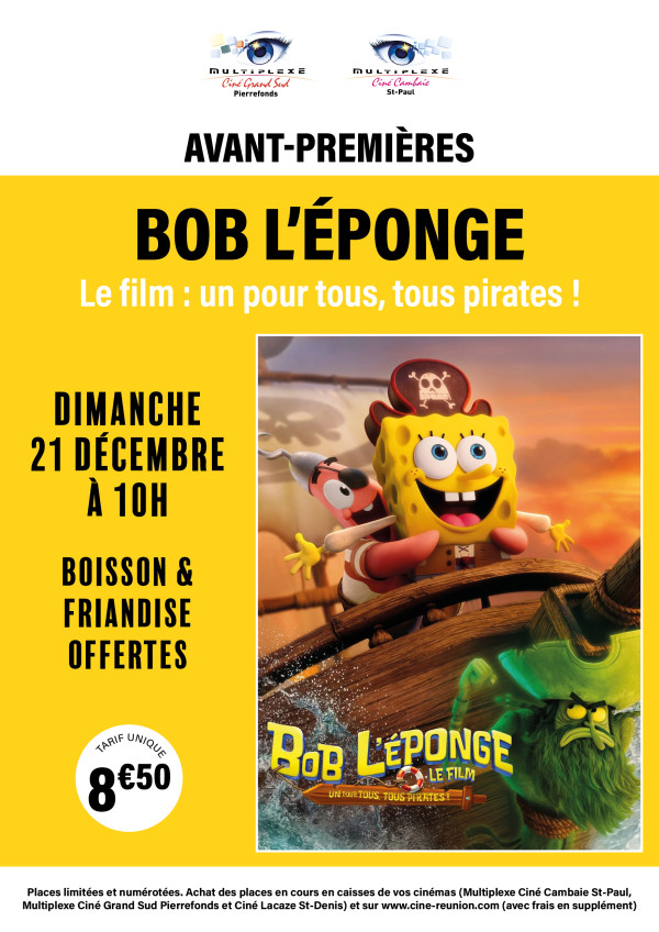  AVANT-PREMIÈRE BOB L'EPONGE - LE FILM : UN POUR T