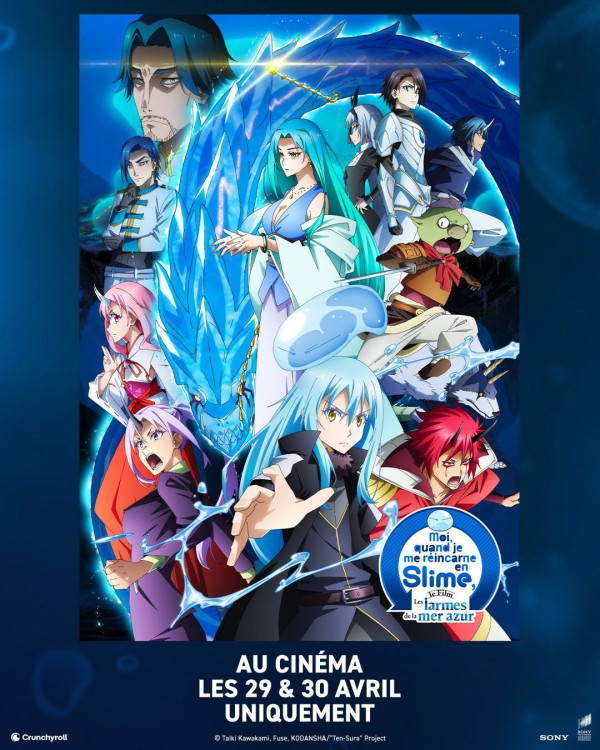 Moi, quand je me réincarne en Slime, le film : les larmes de la mer azur