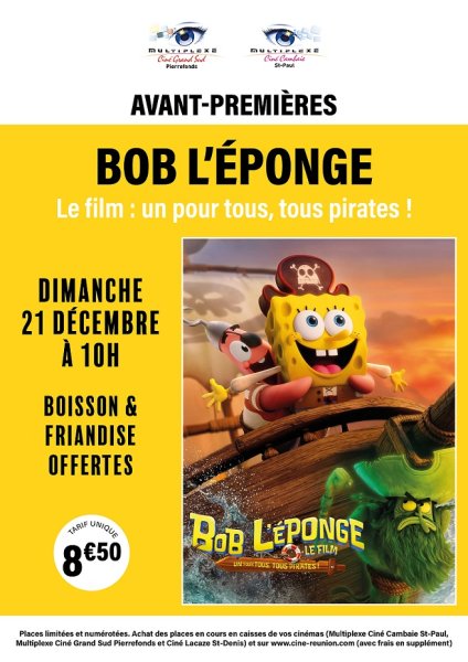 AVANT PREMIERE:  BOB L'EPONGE