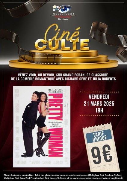 Ciné culte PRETTY WOMAN au Ciné Grand Sud