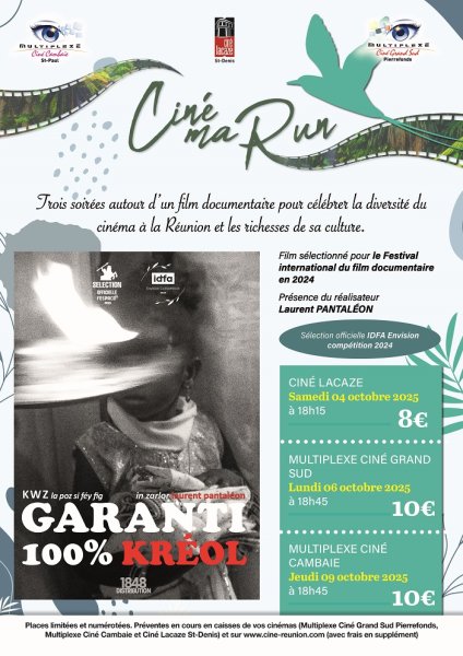 Ciné Ma Run GARANTI 100% KREOL