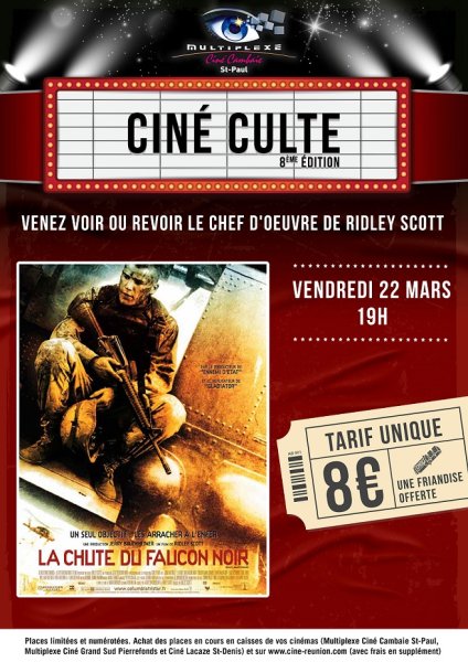 CINE CULTE - 8 EME EDITION: LA CHUTE DU FAUCON NOIR