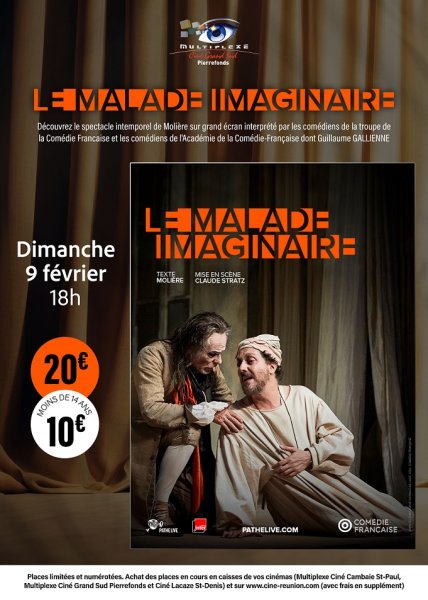 Ciné Théâtre   Le Malade Imaginaire   Ciné Grand Sud 