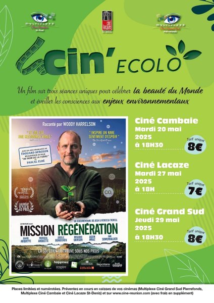 EVENEMENT : CIN'ECOLO : MISSION RÉGÉNÉRATION