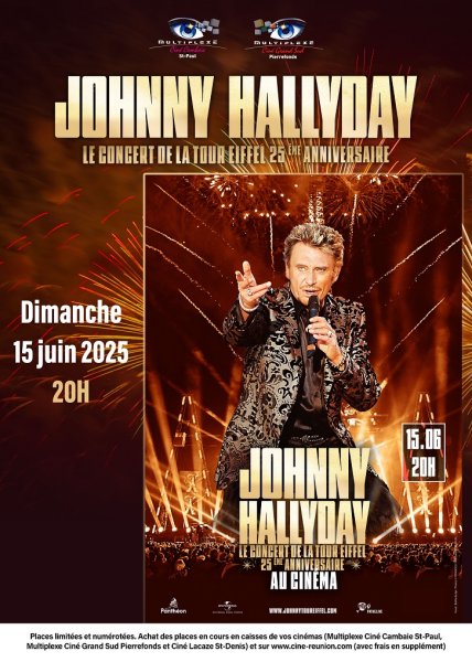 EVENEMENT : Johnny Hallyday – Le Concert de la Tour Eiffel – 25ème anniversaire
