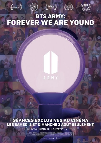 EVENEMENT : Séance BTS ARMY : FOREVER WE ARE YOUNG