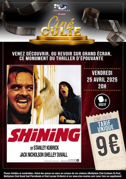 EVENEMENT : Ciné culte SHINING