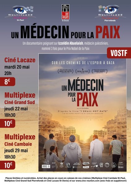 EVENEMENT : Séances Ciné débat UN MÉDECIN POUR LA PAIX