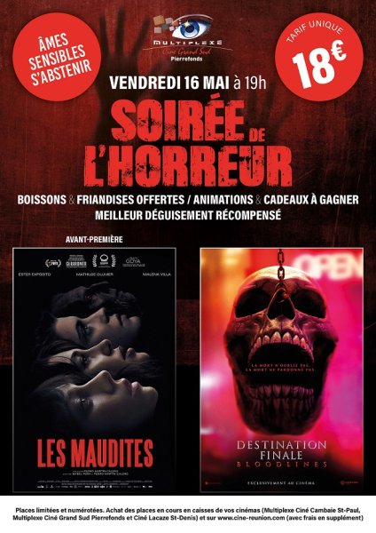 EVENEMENT : SOIREE HORREUR CINE GRAND SUD