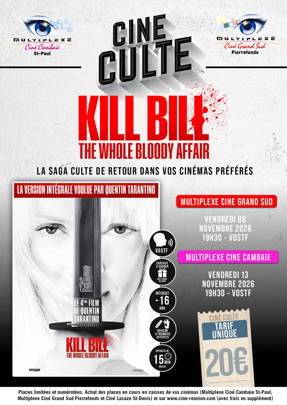 CINE CULTE : KILL BILL THE WHOLE BLOODY AFFAIR