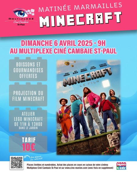 MATINÉE MARMAILES : MINECRAFT, LE FILM
