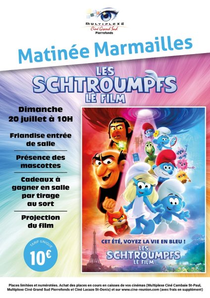 MATINÉE MARMAILLES LES SCHTROUMPFS - LE FILM