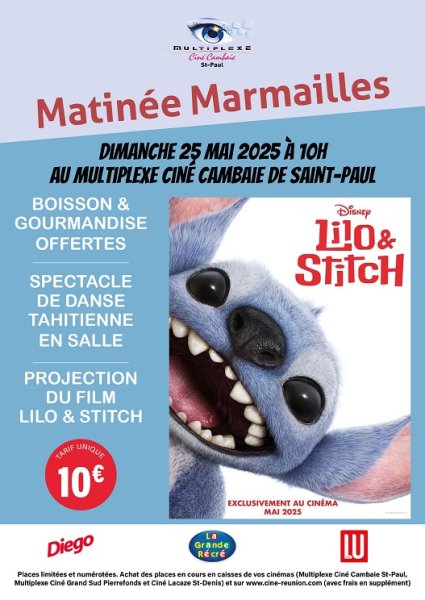 MATINÉE MARMAILLES LILO ET STITCH