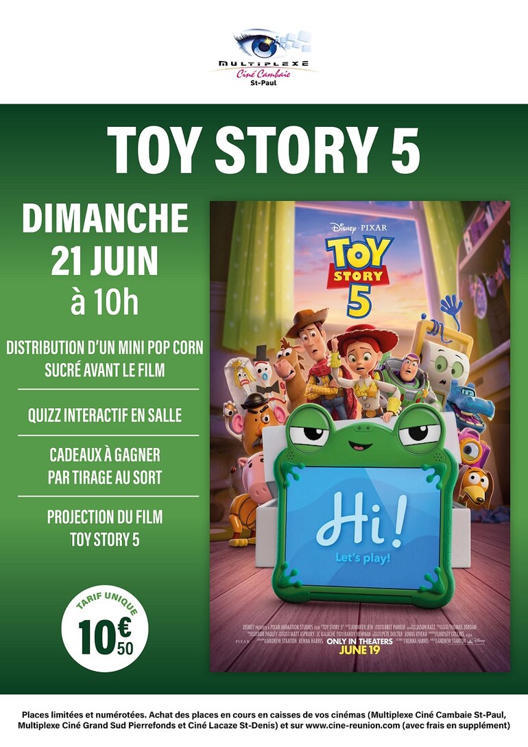 MATINÉE MARMAILLES TOY STORY 5