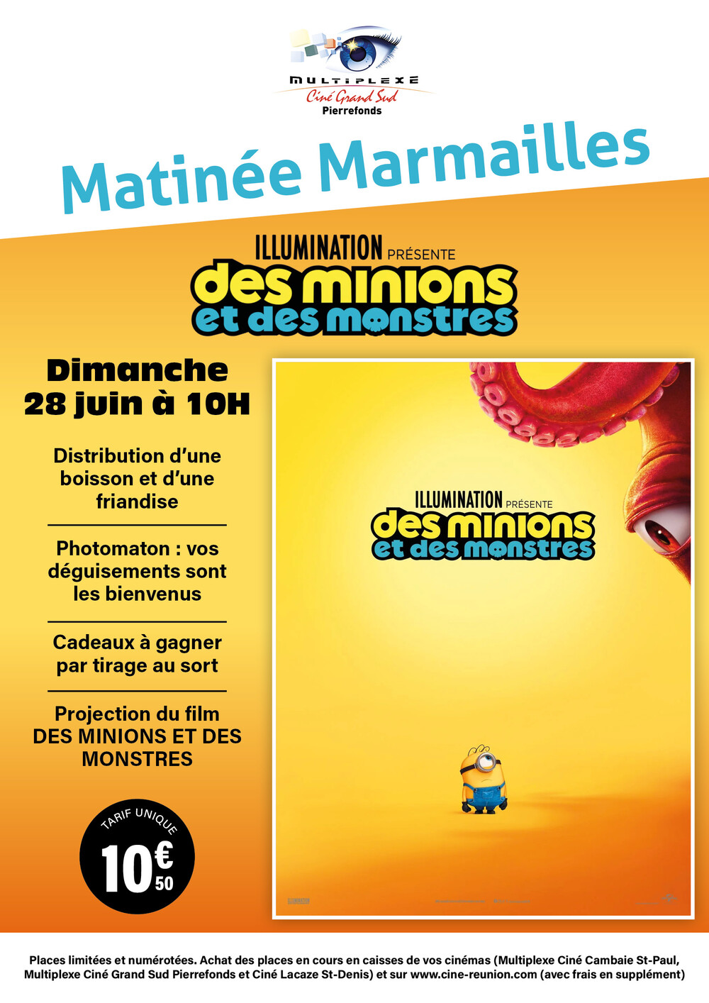 MATINÉE MARMAILLES DES MINIONS ET DES MONSTRES