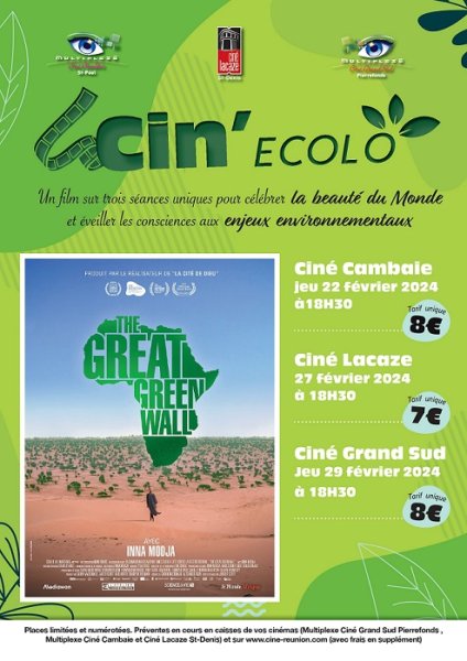 Séance Cin'écolo THE GREAT GREEN WALL 