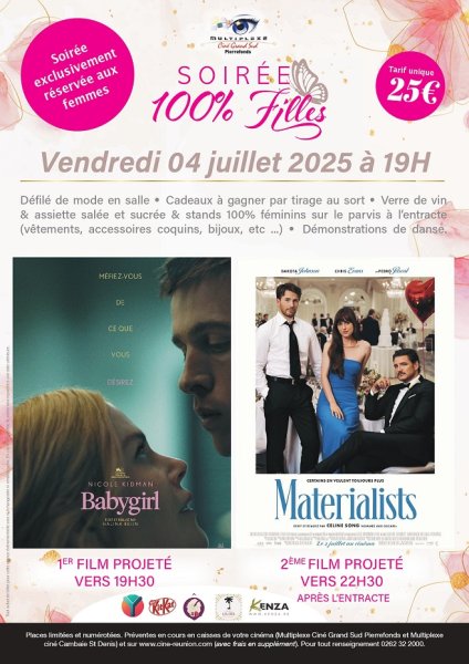 SOIRÉE 100 % FILLES au Ciné Grand Sud
