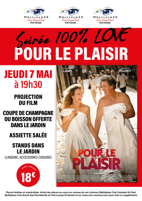 SOIREE 100% LOVE : POUR LE PLAISIR