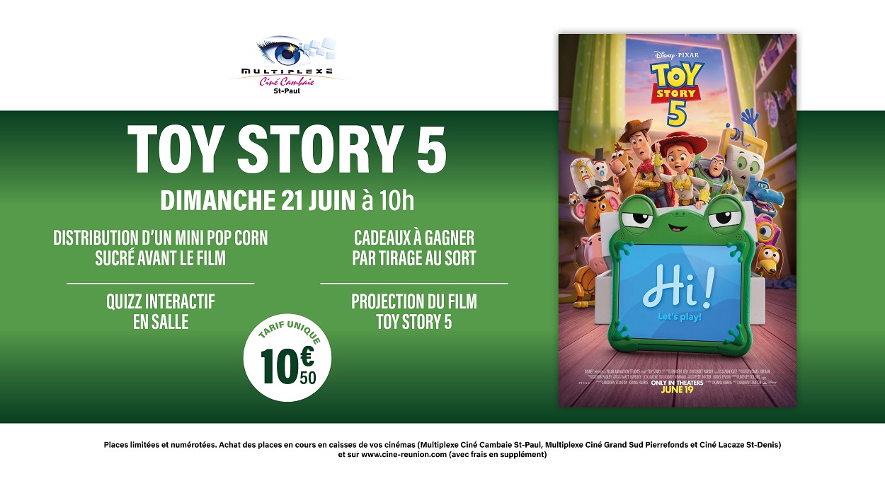MATINÉE MARMAILLES TOY STORY 5 — Ciné Cambaie