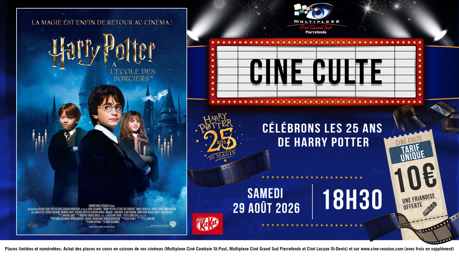 CINÉ CULTE — HARRY POTTER À L'ÉCOLE DES SORCIERS