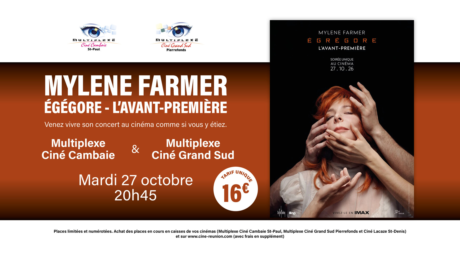 MYLÈNE FARMER — ÉGRÉGORE, L'AVANT-PREMIÈRE — MARDI 27 OCTOBRE À 20H45
